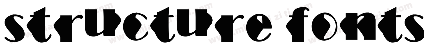 structure fontsttf字体转换